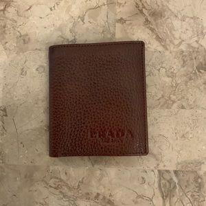 Prada leather wallet